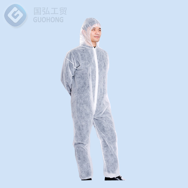 Dust-Proof, Greaseproof, Nontoxic, Plus Size, Quick Dry Coveralls Disposable Personal Protective Clothing